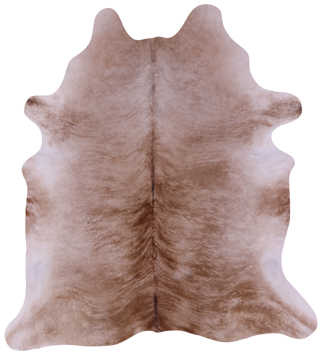 Light Brindle Natural Cowhide Rug - XX-Large 7' 5"H x 6' 9"W