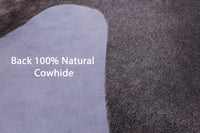 Thumbnail for Grey Natural Cowhide Rug - XX-Large 7' 7