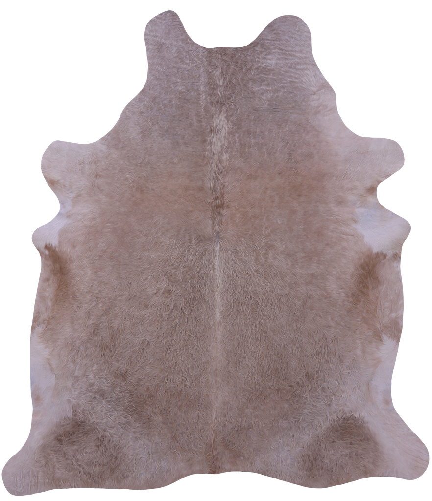 Beige Natural Cowhide Rug - XX-Large 7' 8"H x 6' 9"W