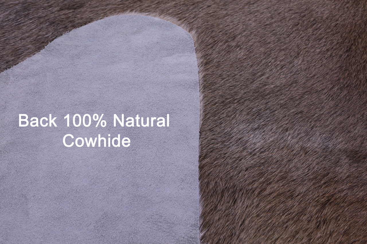 Light Brown Natural Cowhide Rug - XX-Large 8' 5"H x 6' 10"W