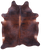 Dark Brindle Natural Cowhide Rug - XX-Large 8' 4"H x 6' 8"W