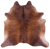 Brindle Natural Brown Cowhide Rug - X-Large 7' 0"H x 7' 0"W