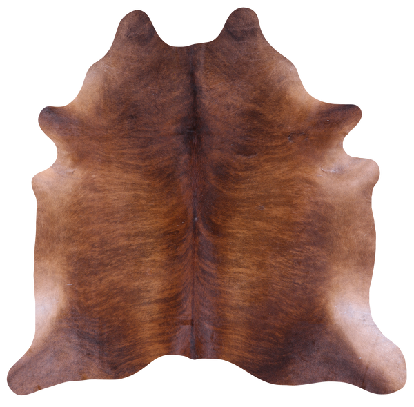 Brindle Natural Brown Cowhide Rug - X-Large 7' 0"H x 7' 0"W