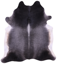 Thumbnail for Grey & White Natural Cowhide Rug - XX-Large 7' 6