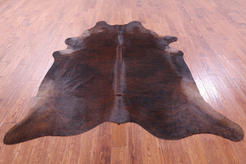 Dark Brindle Natural Cowhide Rug - XX-Large 7' 7