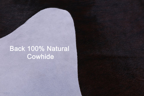 Dark Brindle Natural Cowhide Rug - XX-Large 7' 7