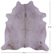 Thumbnail for Beige Natural Cowhide Rug - XX-Large 7' 7