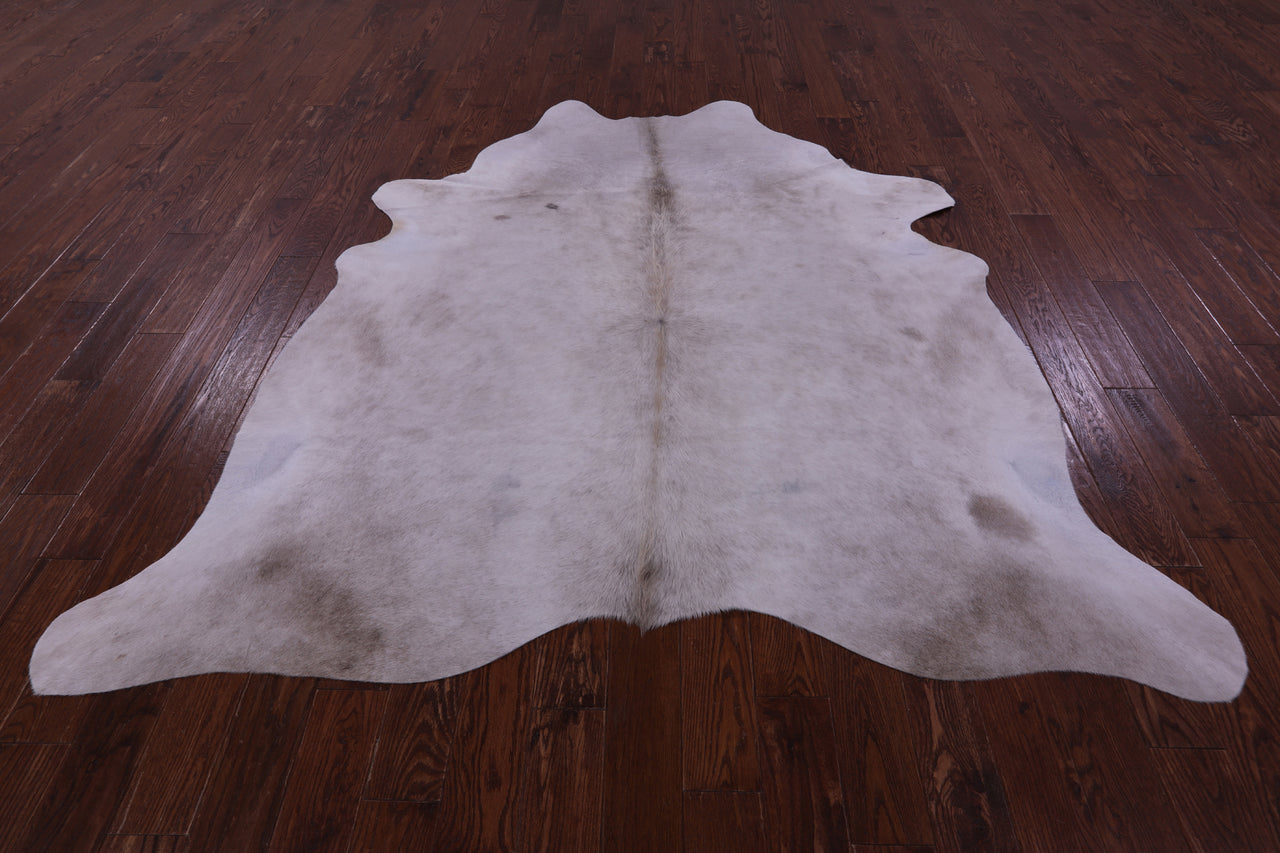 Beige Natural Cowhide Rug - XX-Large 7' 7"H x 7' 1"W