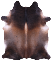 Thumbnail for Dark Brown Natural Cowhide Rug - XX-Large 7' 10