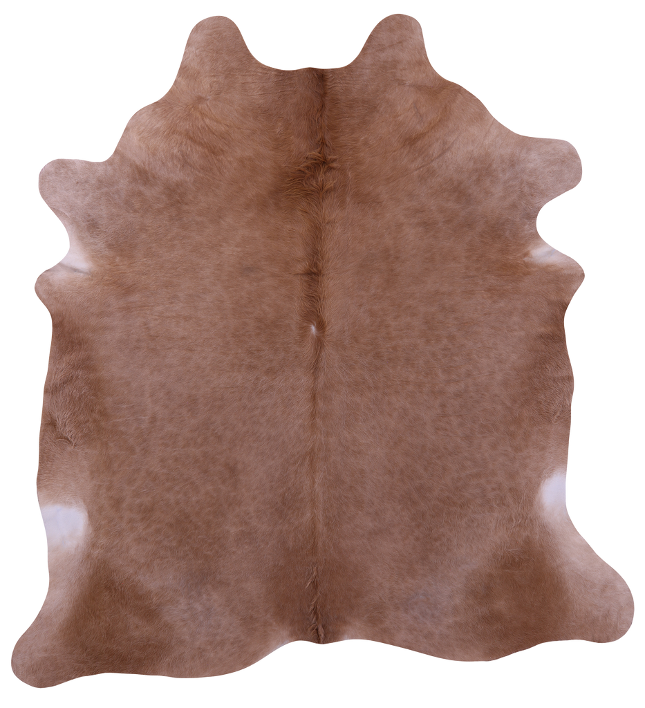 Light Brown Natural Cowhide Rug - XX-Large 7' 10"H x 7' 2"W