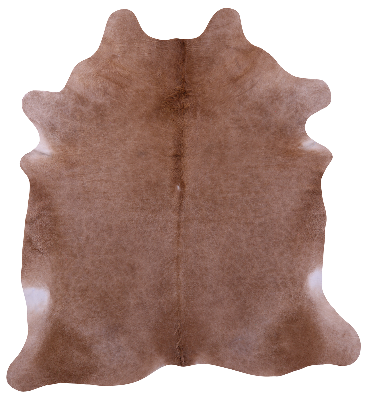 Light Brown Natural Cowhide Rug - XX-Large 7' 10"H x 7' 2"W
