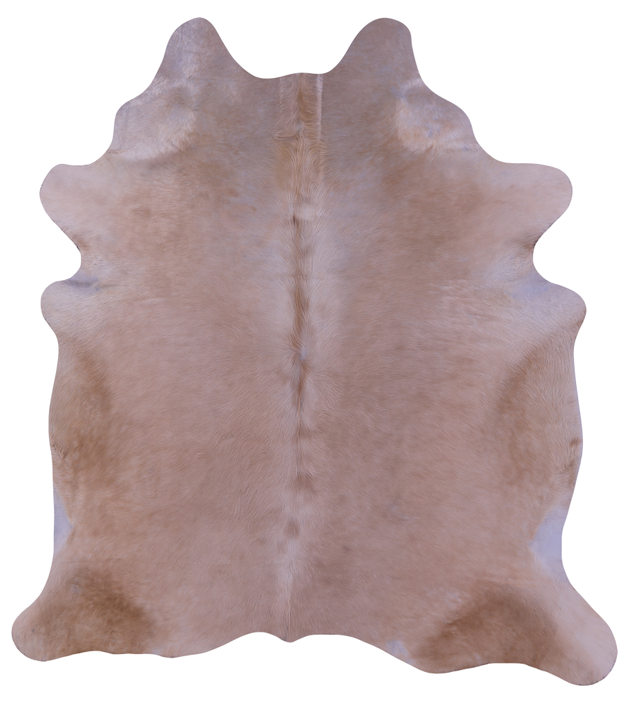 Beige Natural Cowhide Rug - XX-Large 7' 6"H x 6' 9"W