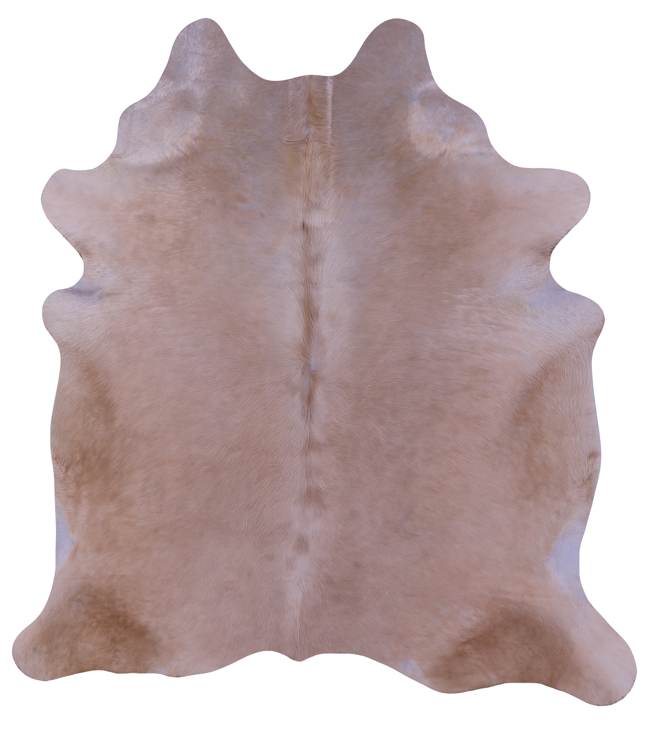 Beige Natural Cowhide Rug - XX-Large 7' 6"H x 6' 9"W