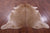 Light Brown Natural Cowhide Rug - X-Large 7' 1"H x 6' 1"W