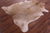 Light Brown Natural Cowhide Rug - X-Large 7' 1"H x 6' 1"W