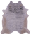Grey Brindle Natural Cowhide Rug - XX-Large 8' 0"H x 7' 0"W