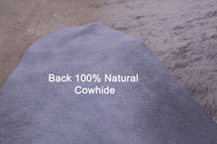 Thumbnail for Grey Brindle Natural Cowhide Rug - XX-Large 8' 0