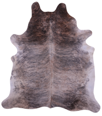 Thumbnail for Grey Brindle Natural Cowhide Rug - XX-Large 7' 8
