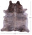Grey Brindle Natural Cowhide Rug - XX-Large 7' 8"H x 7' 0"W