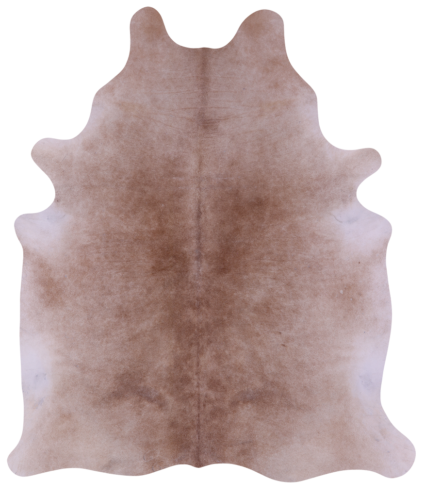 Light Brown Natural Cowhide Rug - XX-Large 7' 6"H x 6' 4"W