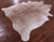 Light Brown Natural Cowhide Rug - XX-Large 7' 6"H x 6' 4"W