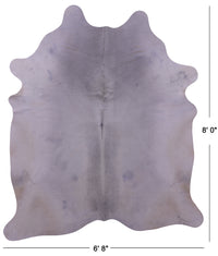 Thumbnail for Grey Natural Cowhide Rug - XX-Large 8' 0