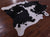 Black & White Natural Cowhide Rug - X-Large 7' 3"H x 6' 0"W