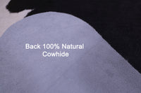 Thumbnail for Black & White Natural Cowhide Rug - X-Large 7' 3