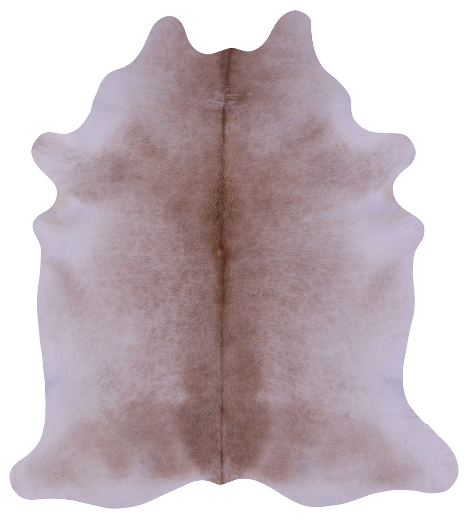 Beige Natural Cowhide Rug - XX-Large 7' 10"H x 7' 0"W