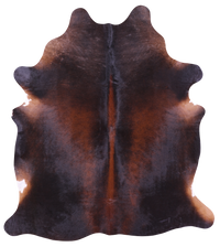 Thumbnail for Dark Brown Natural Cowhide Rug - XX-Large 7' 4