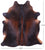 Dark Brown Natural Cowhide Rug - XX-Large 7' 4"H x 6' 5"W