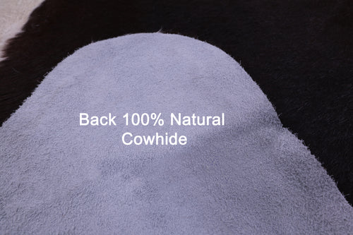 Brown & White Natural Cowhide Rug - XX-Large 8' 3