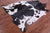 Black & White Natural Cowhide Rug - XX-Large 8' 2"H x 7' 1"W