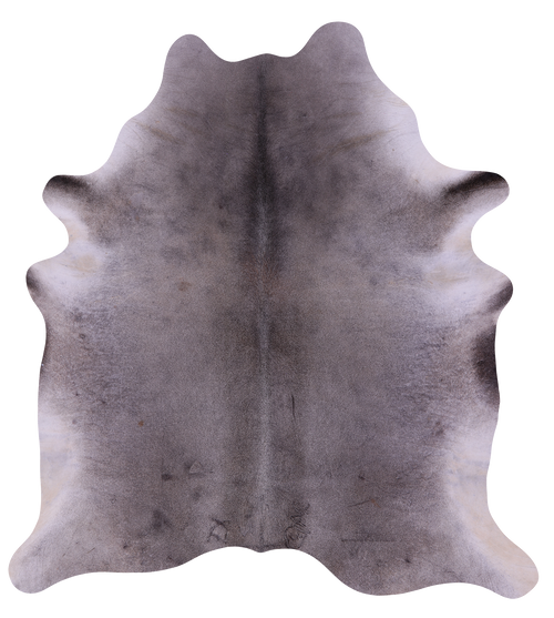 Grey Natural Cowhide Rug - XX-Large 7' 8