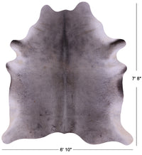 Thumbnail for Grey Natural Cowhide Rug - XX-Large 7' 8