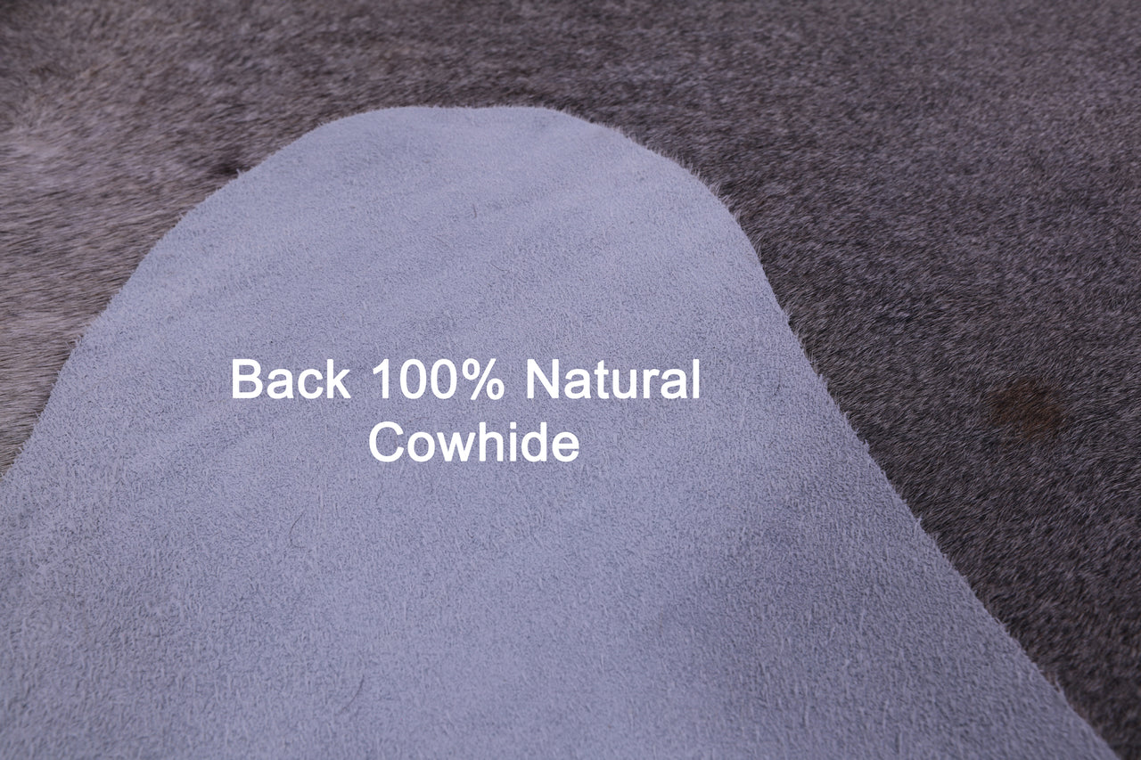 Grey Natural Cowhide Rug - XX-Large 7' 8"H x 6' 10"W