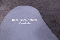 Thumbnail for Grey Natural Cowhide Rug - XX-Large 7' 8