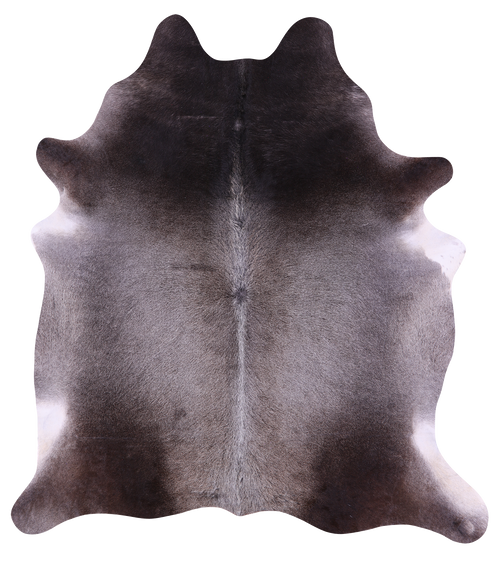 Grey Natural Cowhide Rug - X-Large 7' 3