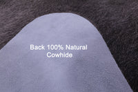 Thumbnail for Grey Natural Cowhide Rug - X-Large 7' 3