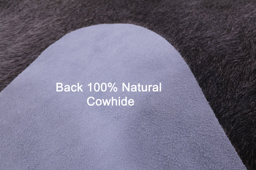 Grey Natural Cowhide Rug - X-Large 7' 3