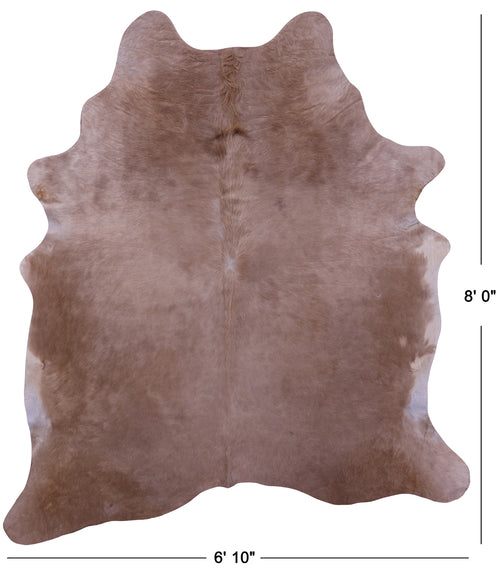 Light Brown Natural Cowhide Rug - XX-Large 8' 0