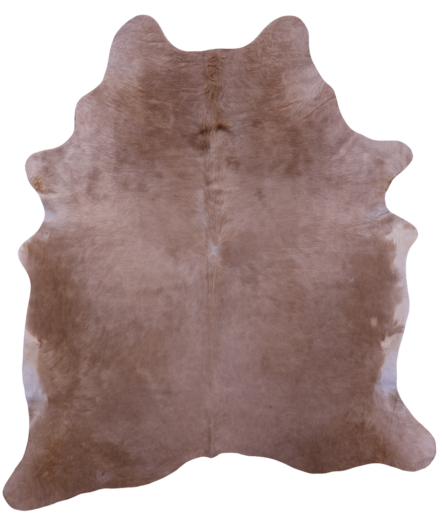 Light Brown Natural Cowhide Rug - XX-Large 8' 0"H x 6' 10"W
