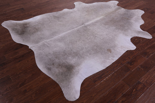 Grey Natural Cowhide Rug - XX-Large 8' 3