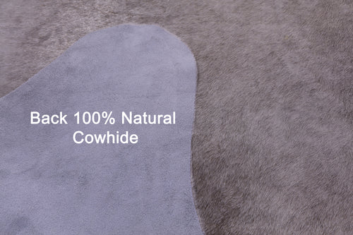 Grey Natural Cowhide Rug - XX-Large 8' 3