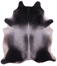 Thumbnail for Grey Natural Cowhide Rug - XX-Large 8' 3