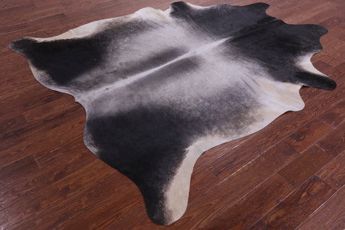 Grey Natural Cowhide Rug - XX-Large 8' 3