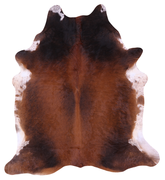Brown Natural Cowhide Rug - XX-Large 7' 9"H x 7' 0"W