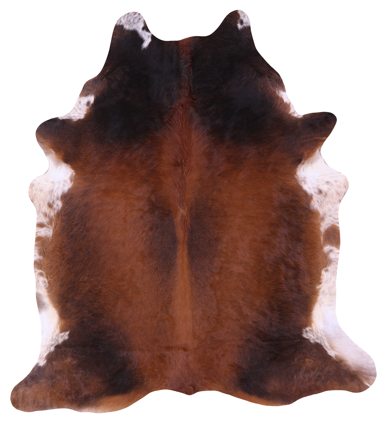 Brown Natural Cowhide Rug - XX-Large 7' 9"H x 7' 0"W