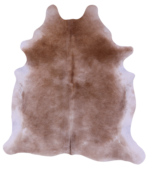 Light Brown Natural Cowhide Rug - X-Large 7' 3