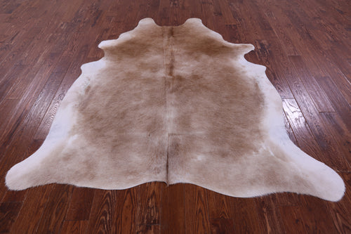 Light Brown Natural Cowhide Rug - X-Large 7' 3
